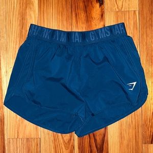 Gymshark Training Loose Fit Shorts Large, Teal